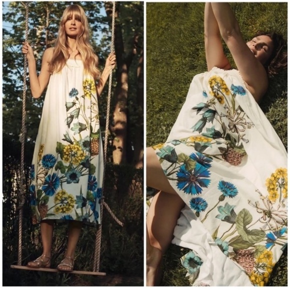 Anthropologie Dresses & Skirts - 🎊Host Pick🎉🎊NWT Anthropologie Botanical Floral Garden Maxi